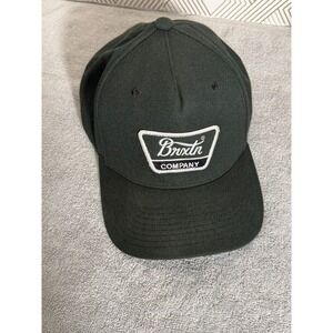 Brixton Company Snapback Hat Dark Green Mens Adjustable‎ Baseball Cap